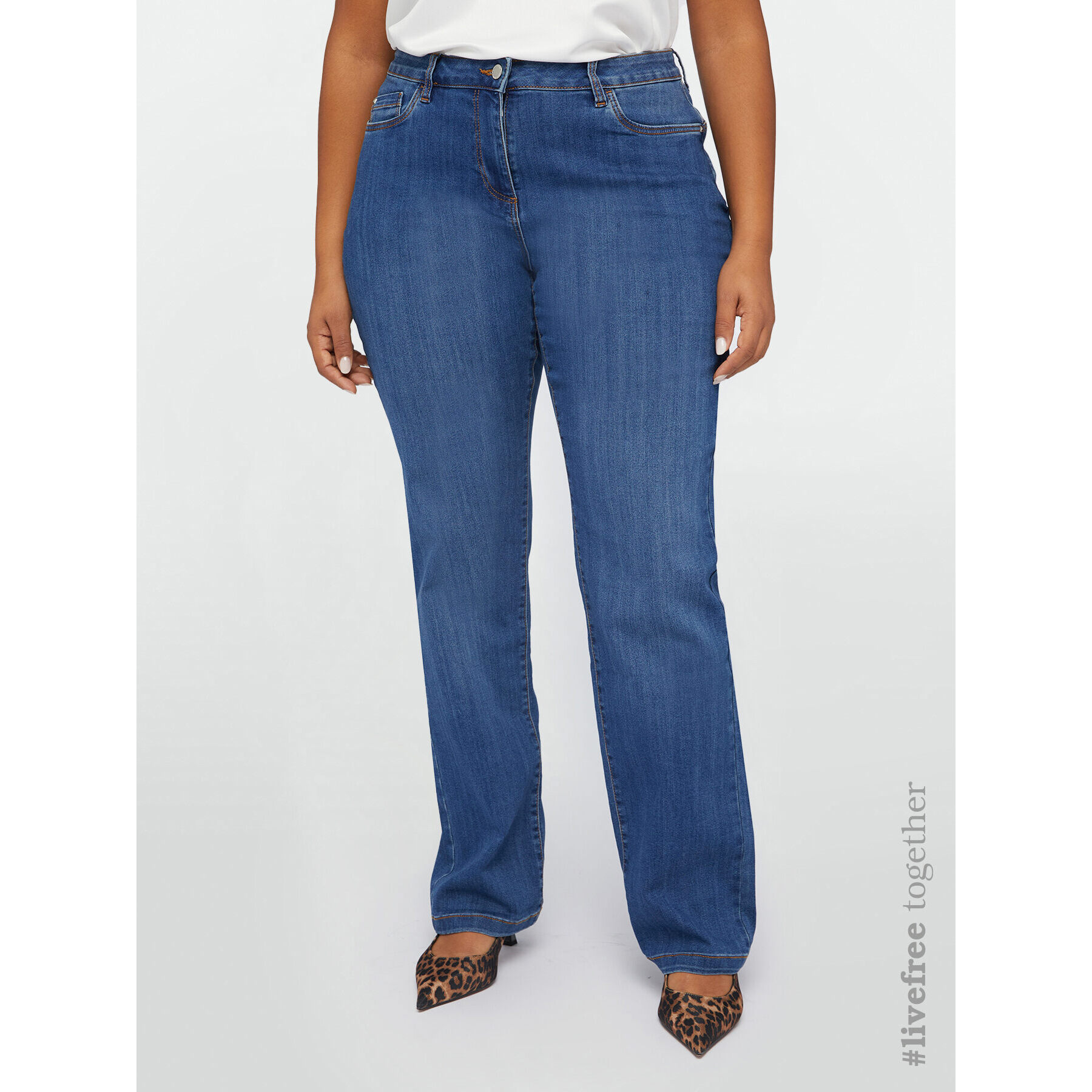 Fiorella Rubino - Jeans straight - Blu