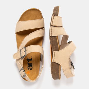 Sandalias 0999 NOBUCK CREAM / I BREATHE color Cream