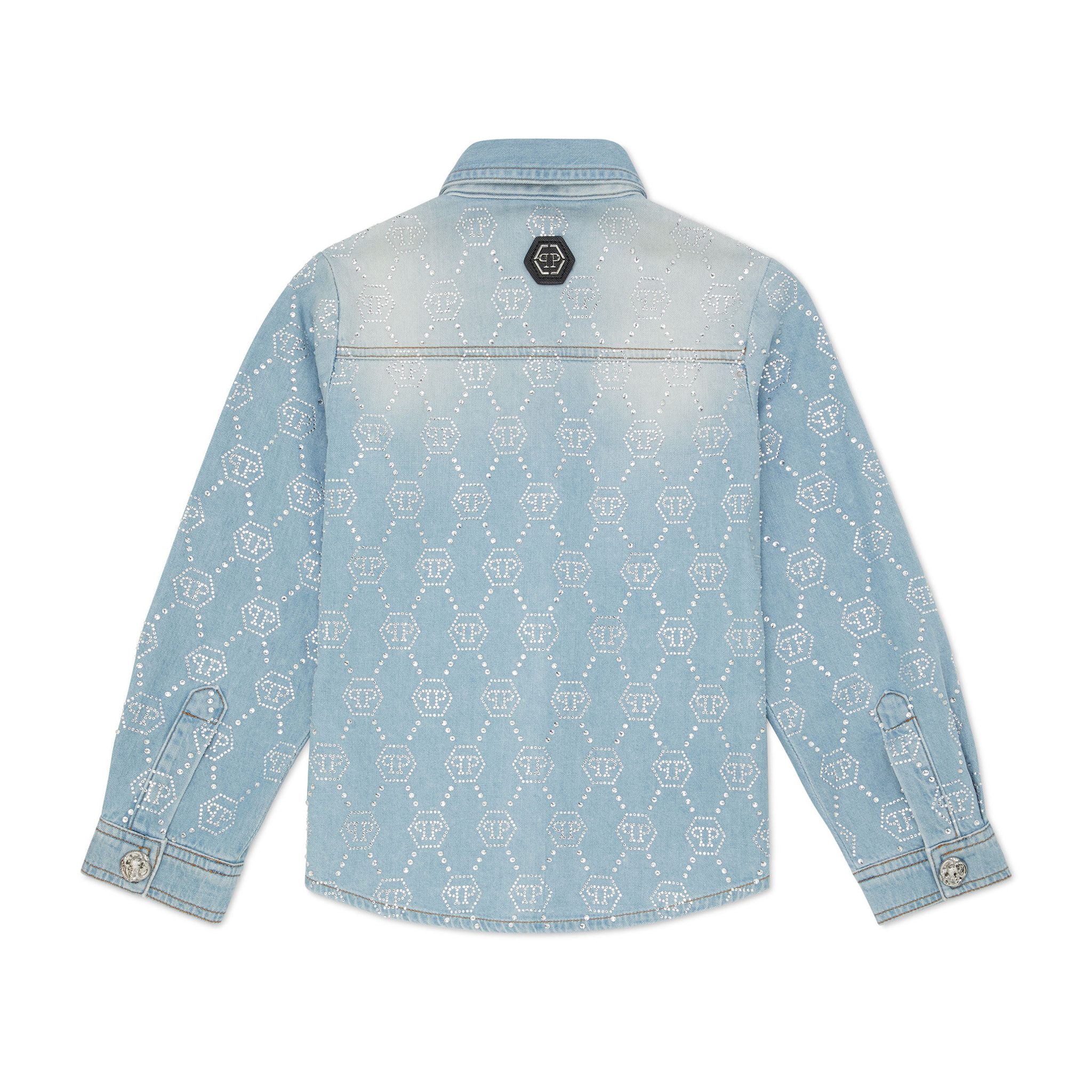 PHILIPP PLEIN Denim Shirt Ls MONOGRAM