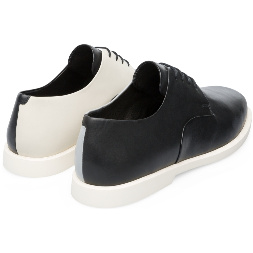 Camper Zapatos con cordones Hombre Twins Negro