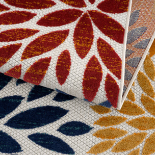 Cabana - Tapis d'extérieur multicolore avec motif à relief