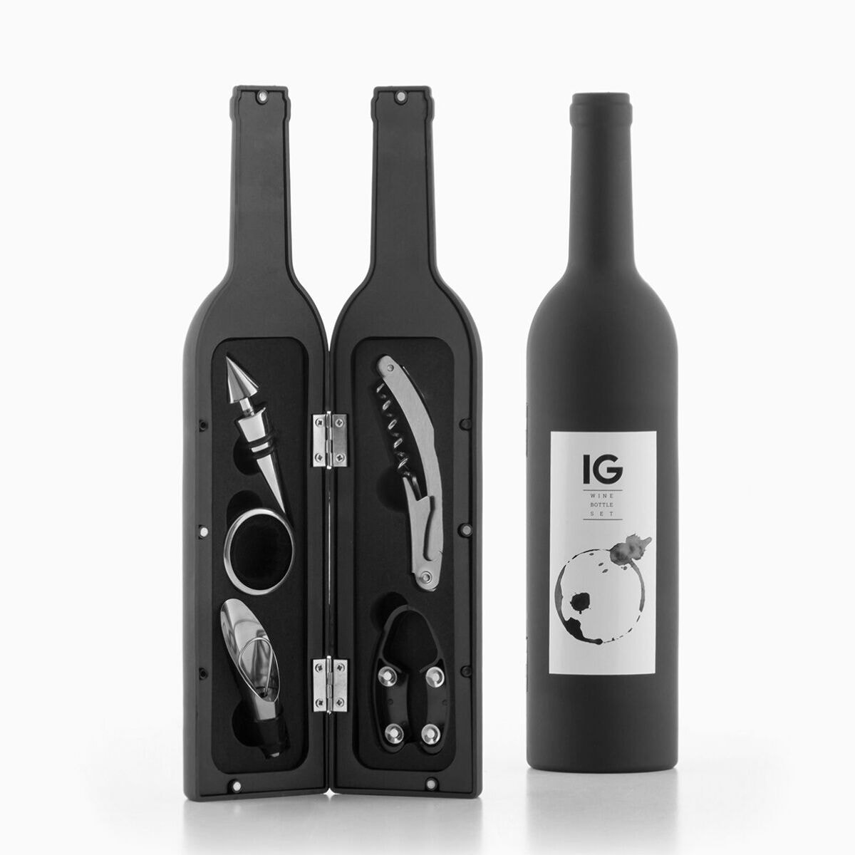 Estuche de Vino Botella InnovaGoods 5 Piezas