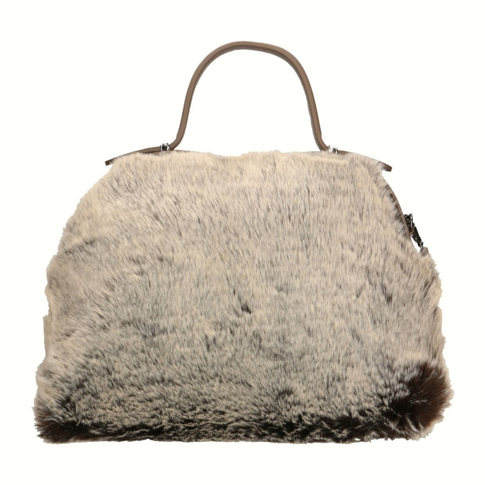 Borsa a mano da donna - Modello Aponia - Vera pelle - 33.0 x 28.0 x 12.0 cm
