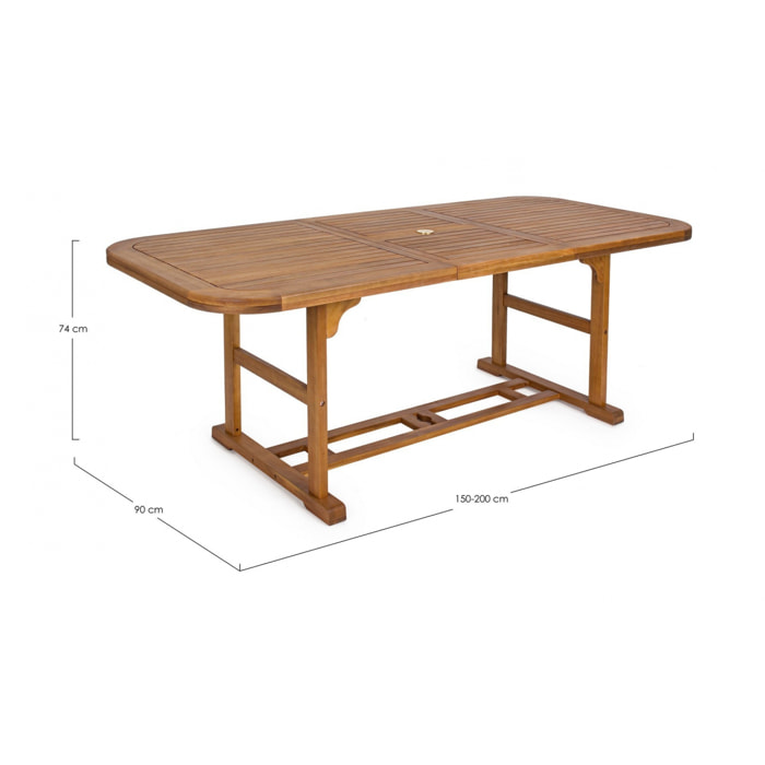 Tavolo NOEMI rettangolare allungabile 150/200x90 cm