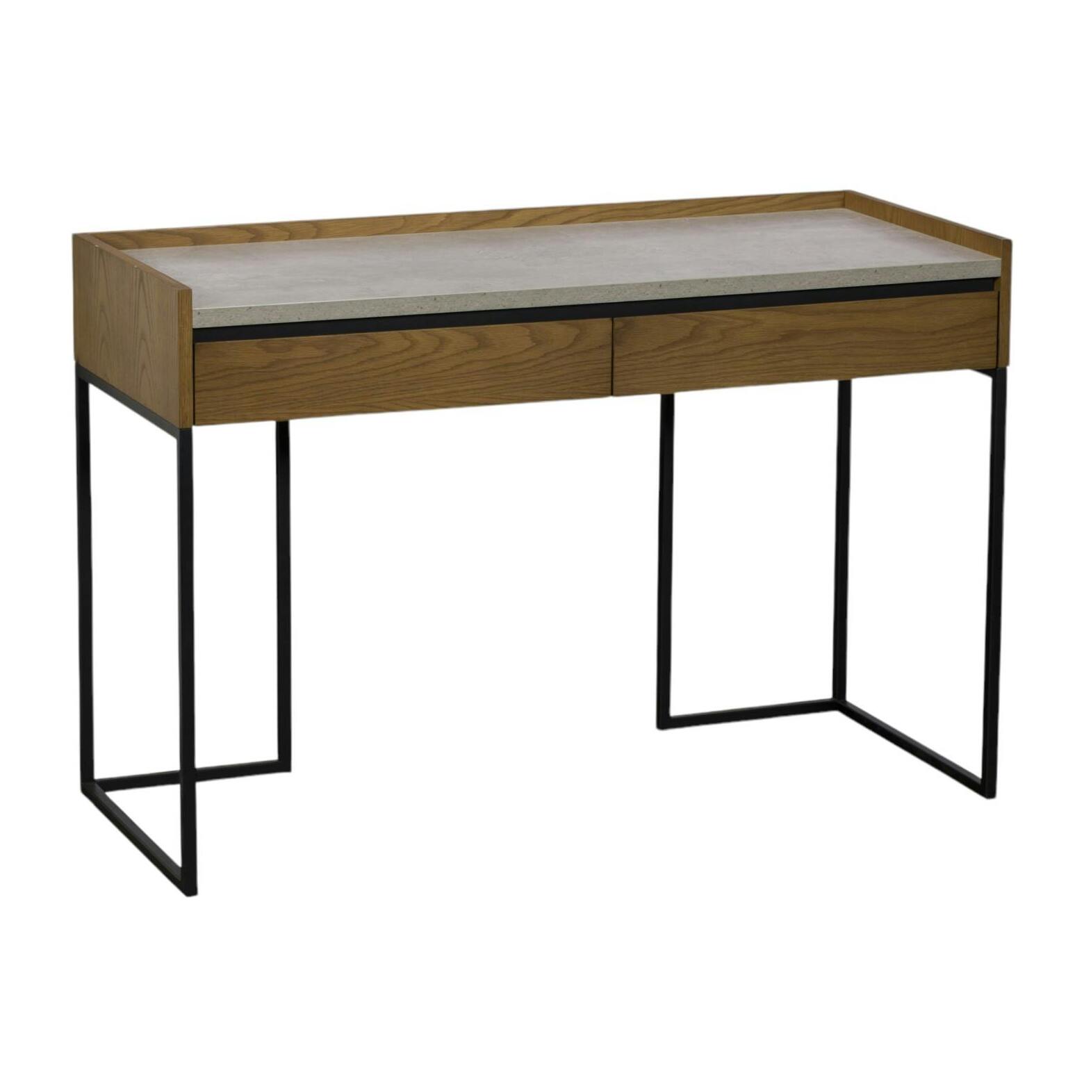 Bureau design en bois aspect béton KINGSTON
