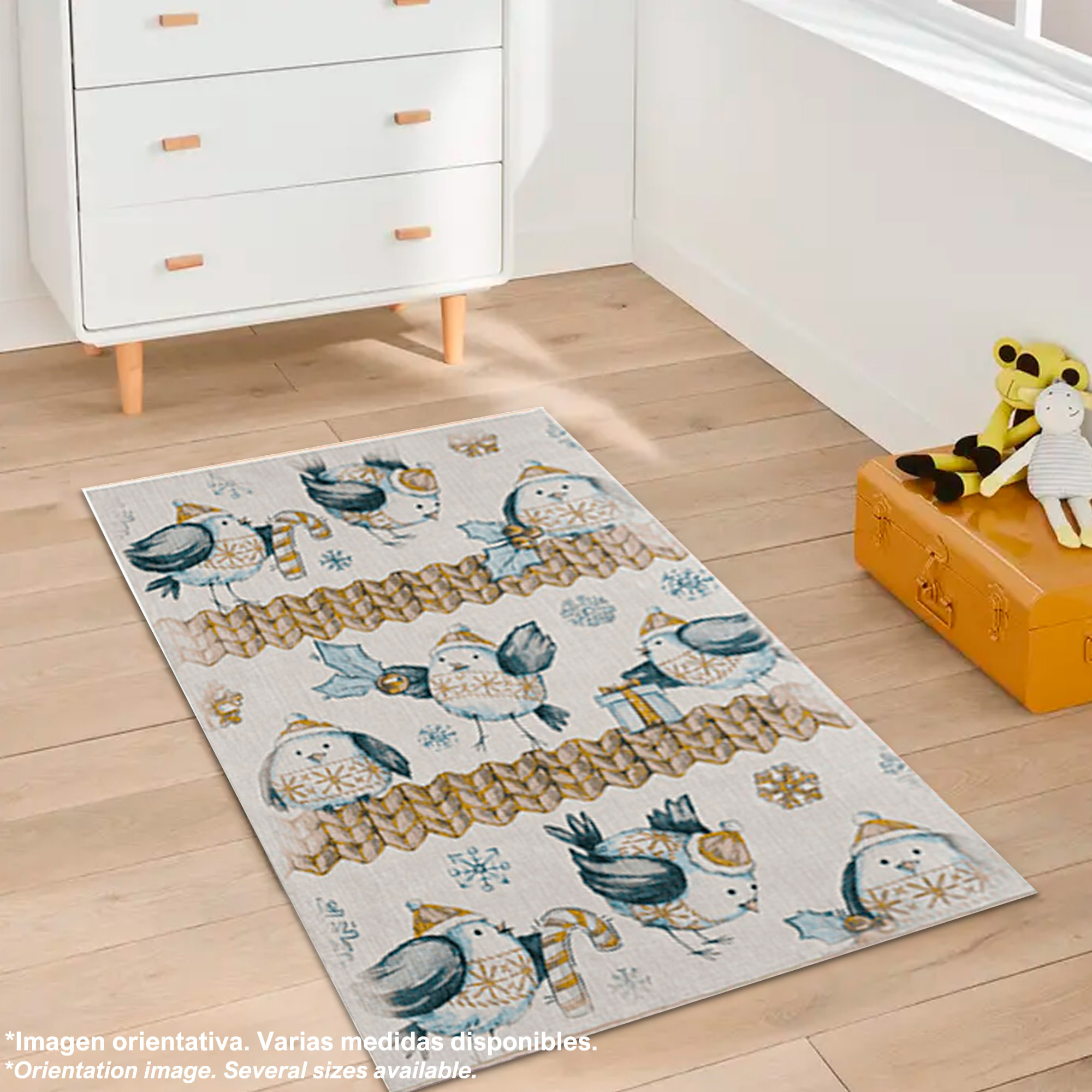 Alfombra infantil de Poliester estampada 180 x 280cm