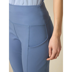 Oltre - Leggings in tessuto tecnico - Blu