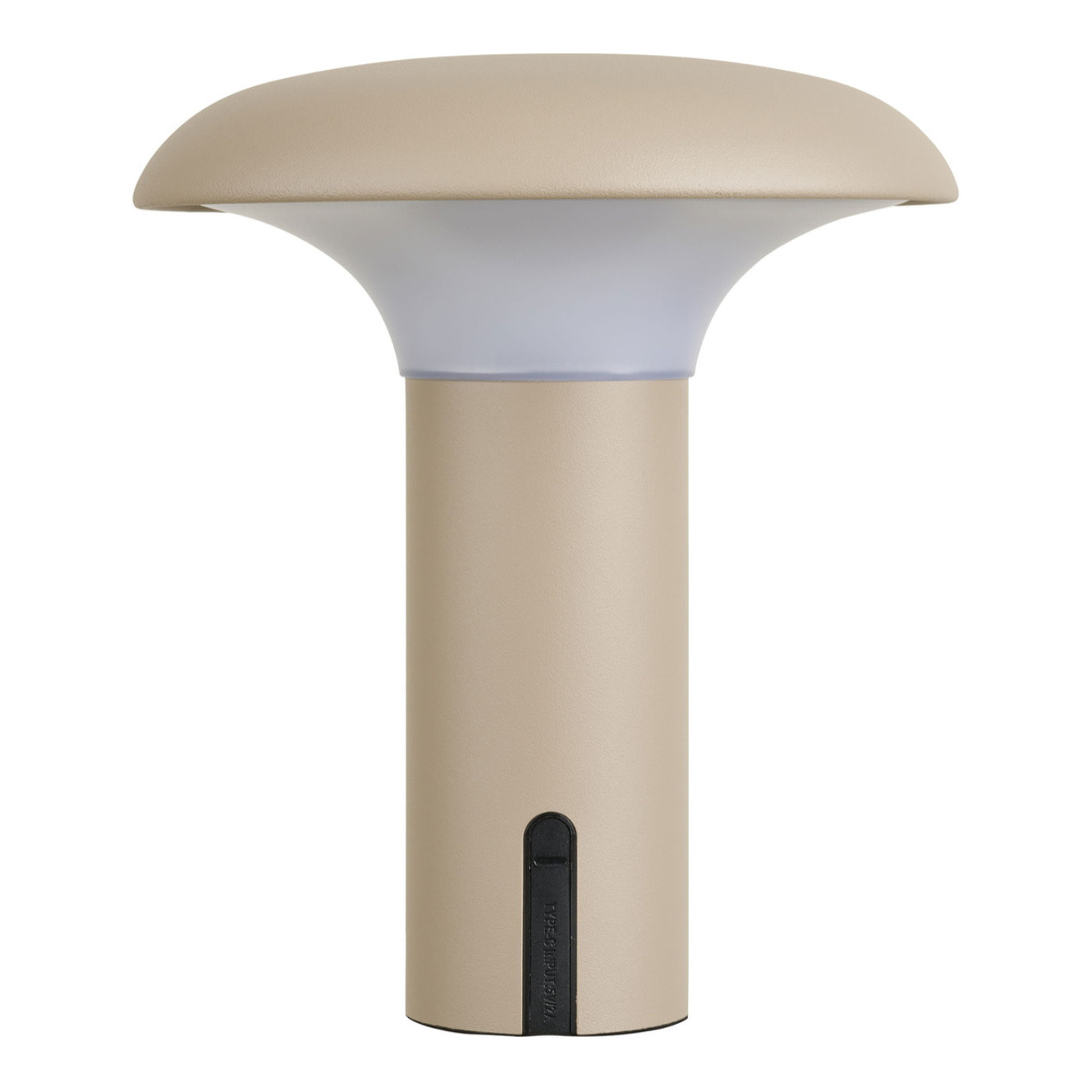 Lampada LED solare ricaricabile Ramsey in PP beige ø18 cm