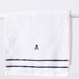 Set de 2 toallas de ducha (150x90), 100% algodón, 470gsm en blanco, scalpers home