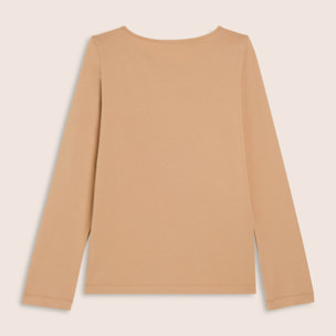 T-shirt a maniche lunghe in jersey con logo FREDDY in strass