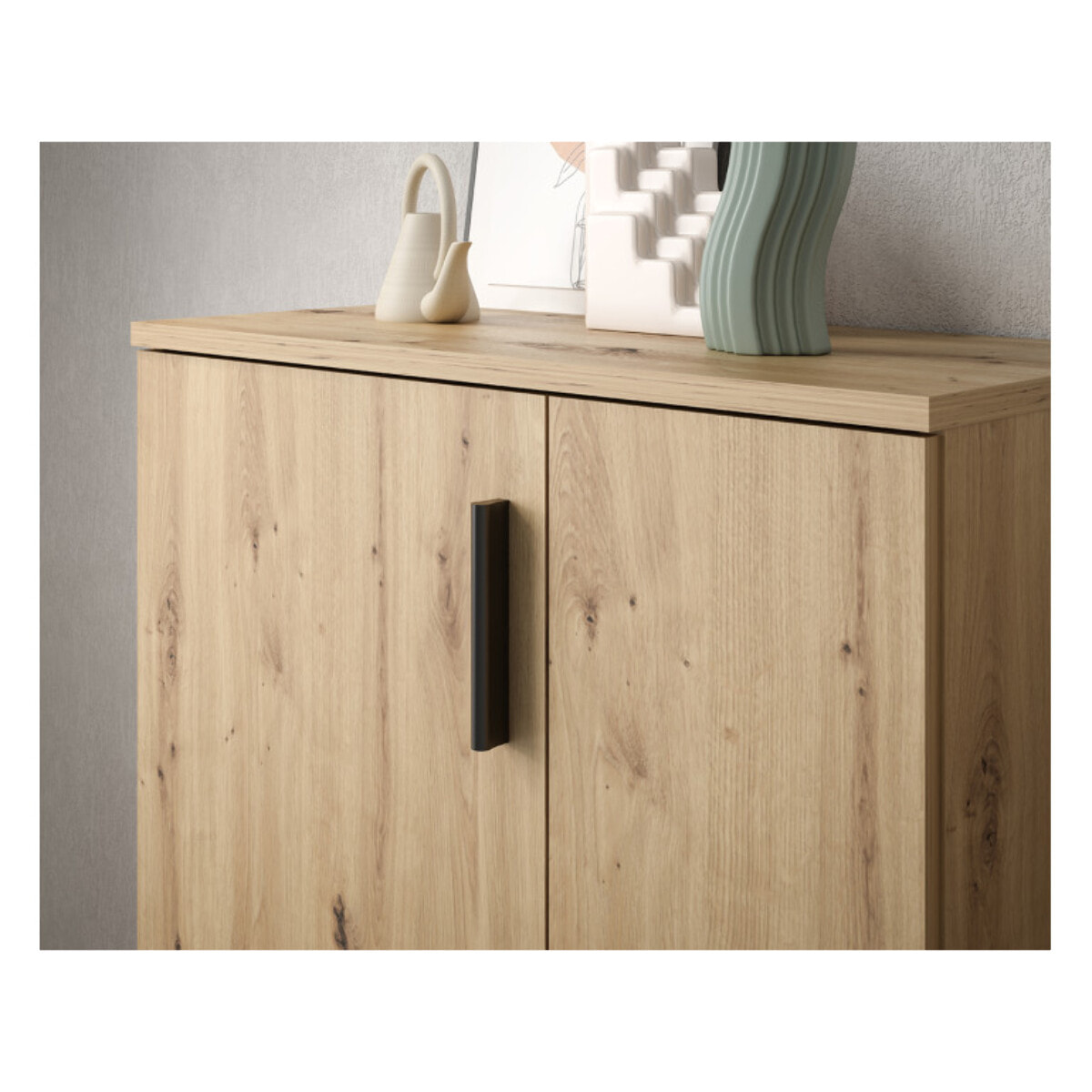 Armoire Meuble à Chaussures bois de chêne rustique – SHOES