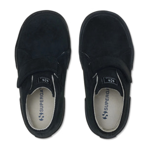 Superga - Botines Niño Negro - 2173 Kids Strap Suede