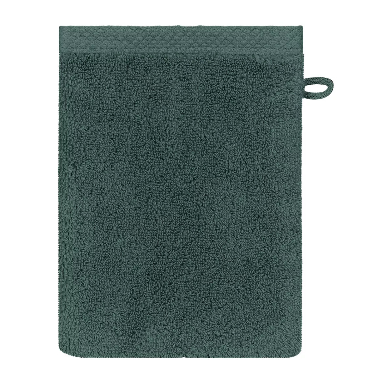Gant de toilette pur coton 550 g/m² uni anthracite Elea crepuscule