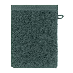 Gant de toilette pur coton 550 g/m² uni anthracite Elea crepuscule