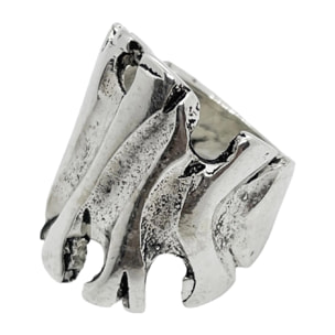 Anillo Root plata chapado