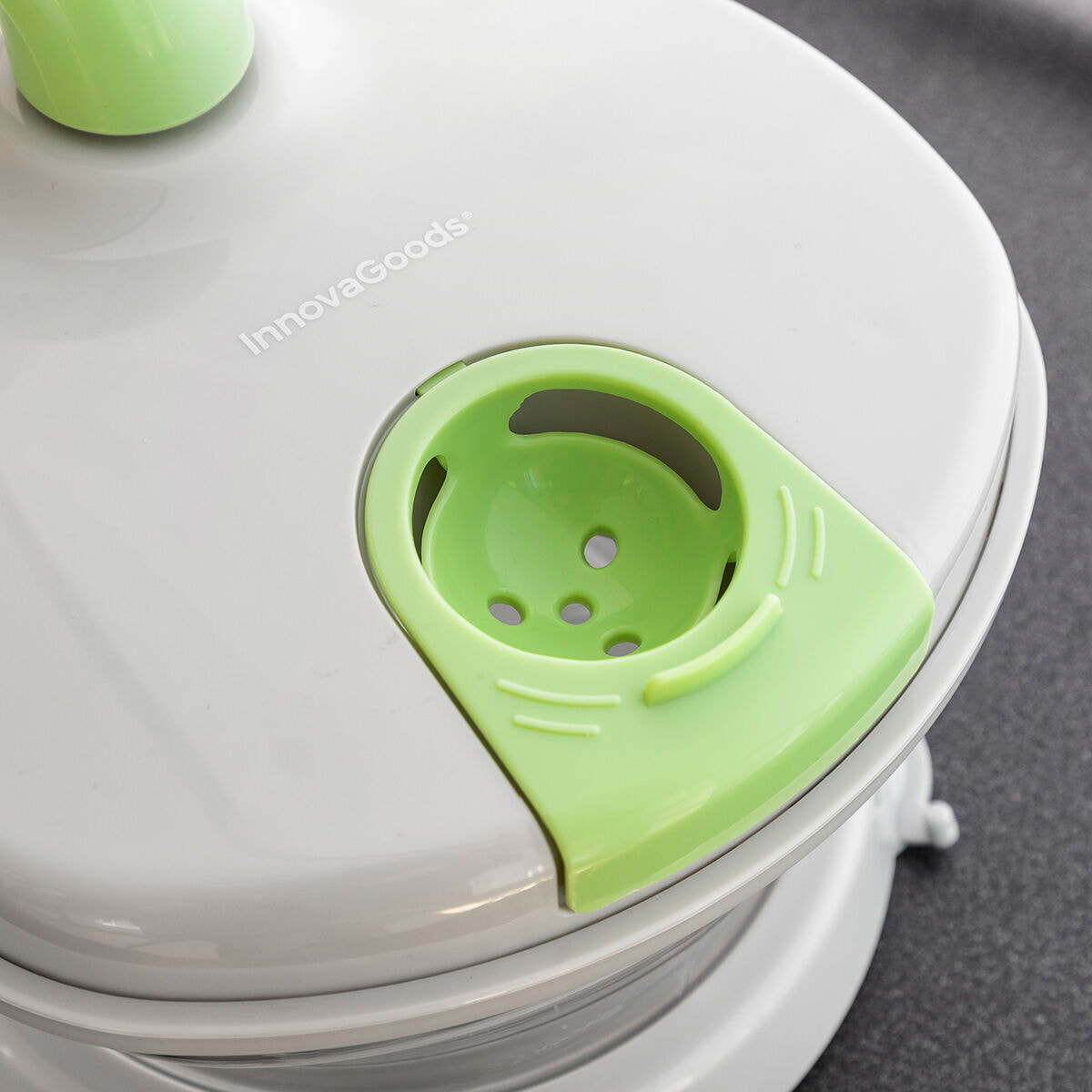 Centrifugeuse, Hachoir et Mixeur à Main 4 en 1 avec Accessoires et Recettes Chopix InnovaGoods