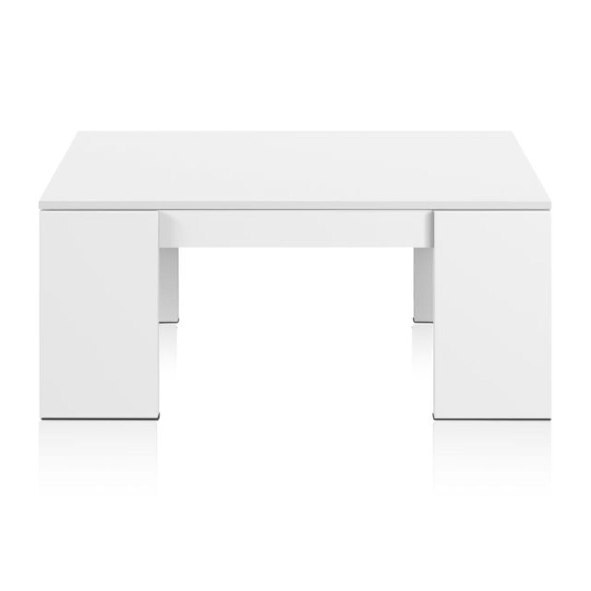 Mesa de centro elevable Calex Blanco