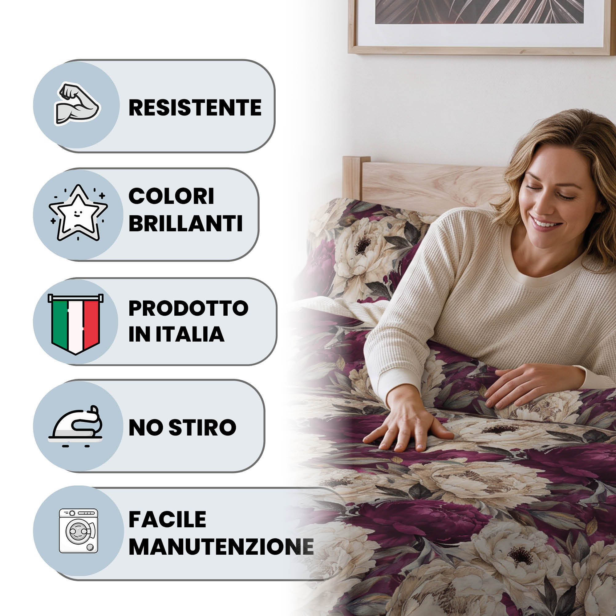 PARURE COPRIPIUMINO INFINITY - 100% Microfibra