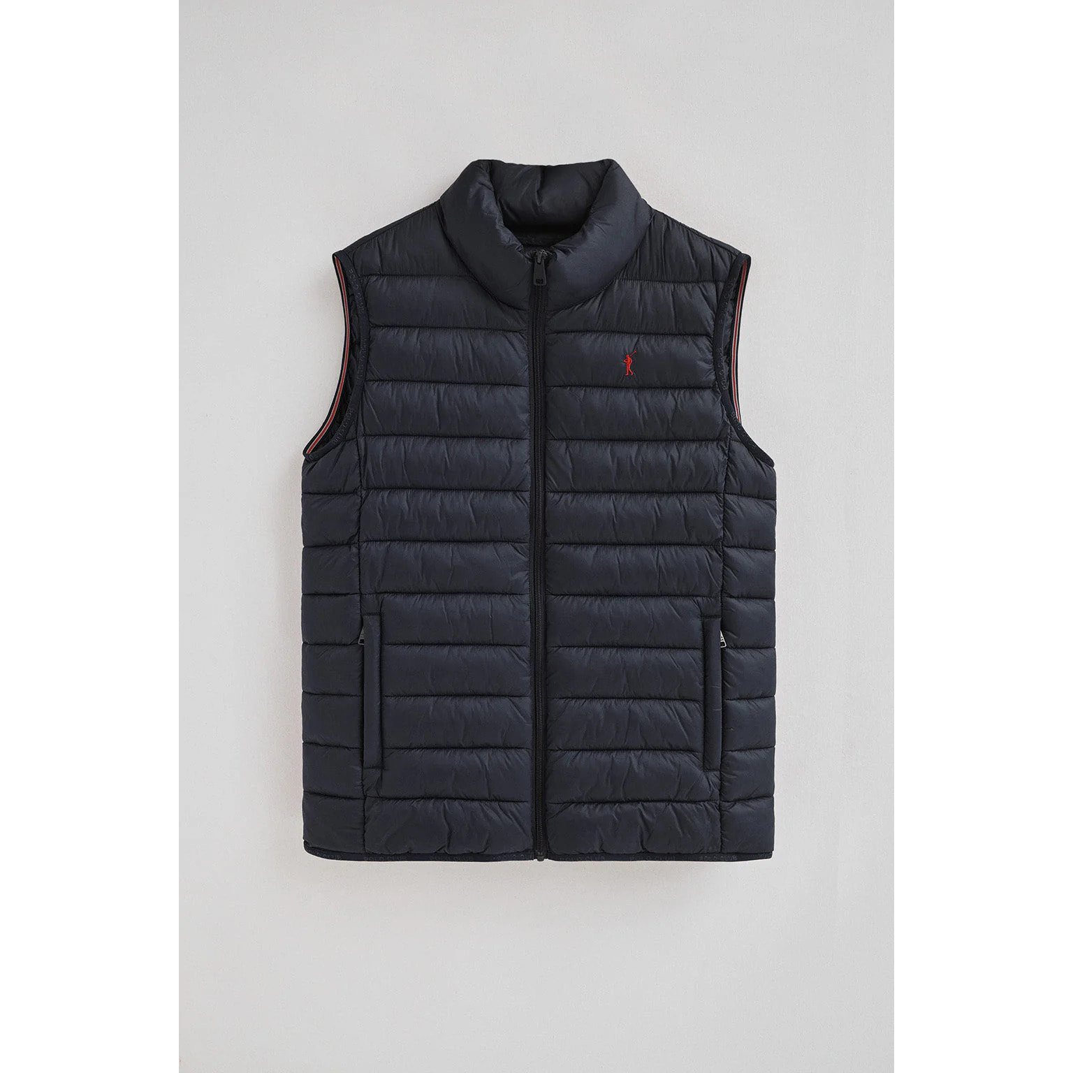 Gilet ultralight blu marino con logo Rigby Go