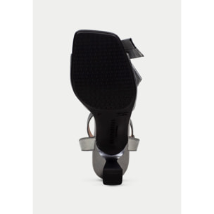 Sandalia Tacon Danielle Plomo 6 cm