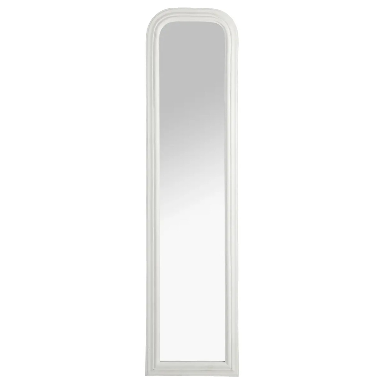 Miroir sur pied "Adele" blanc H160 cm