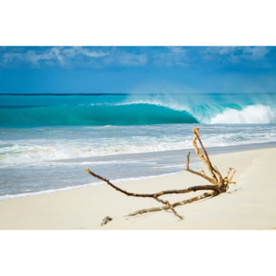 Tableau moderne plage de sable blanc Tableau alu Dibond