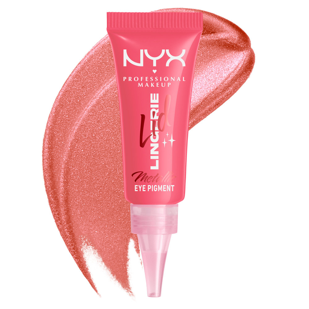 NYX Professional Makeup Lid Lingerie Ombre à Paupières Liquide Fini Mat ou Métallique CHEEKY CORAL