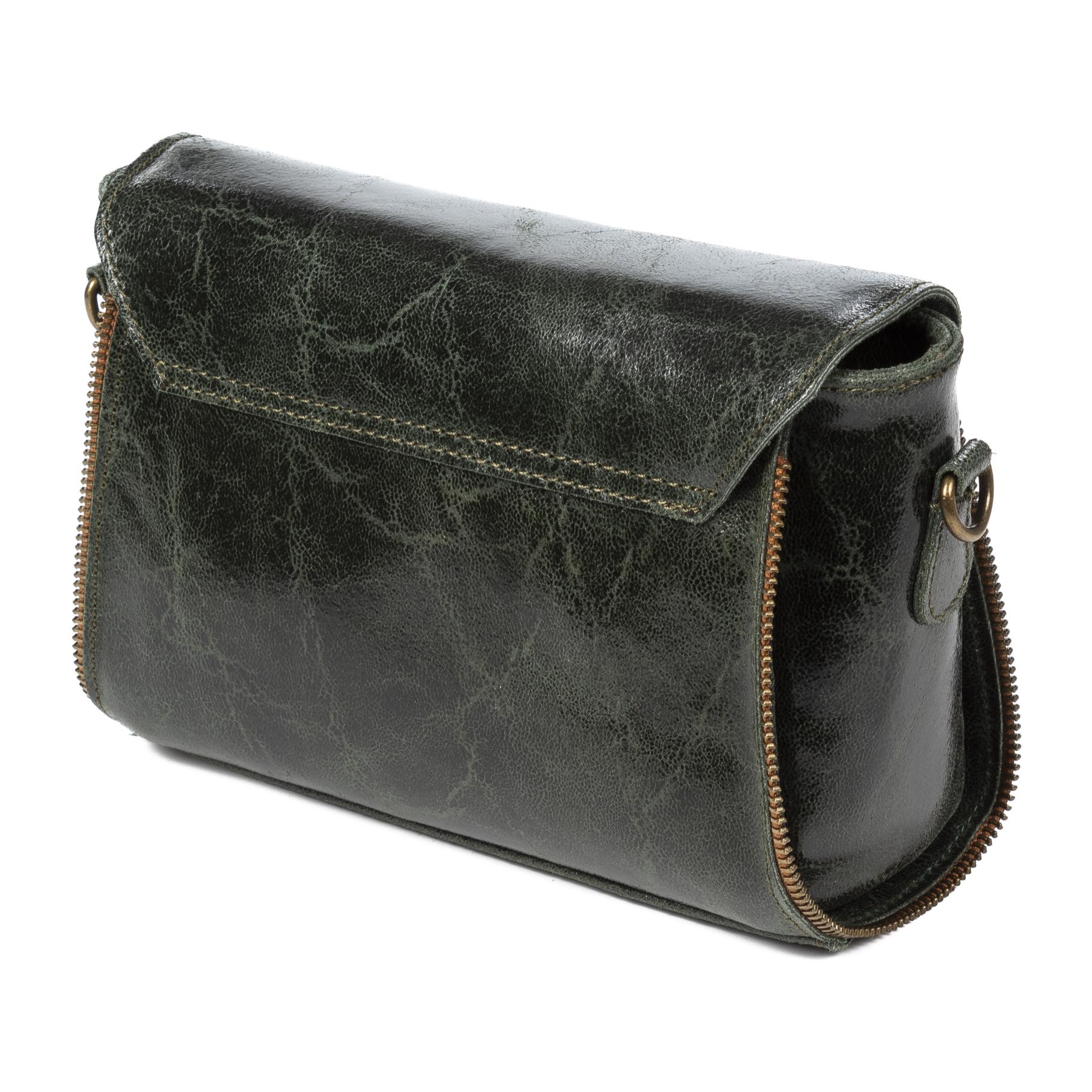 Mariola Borsa a spalla da donna.Vera Pelle Scamosciata Stonewashed