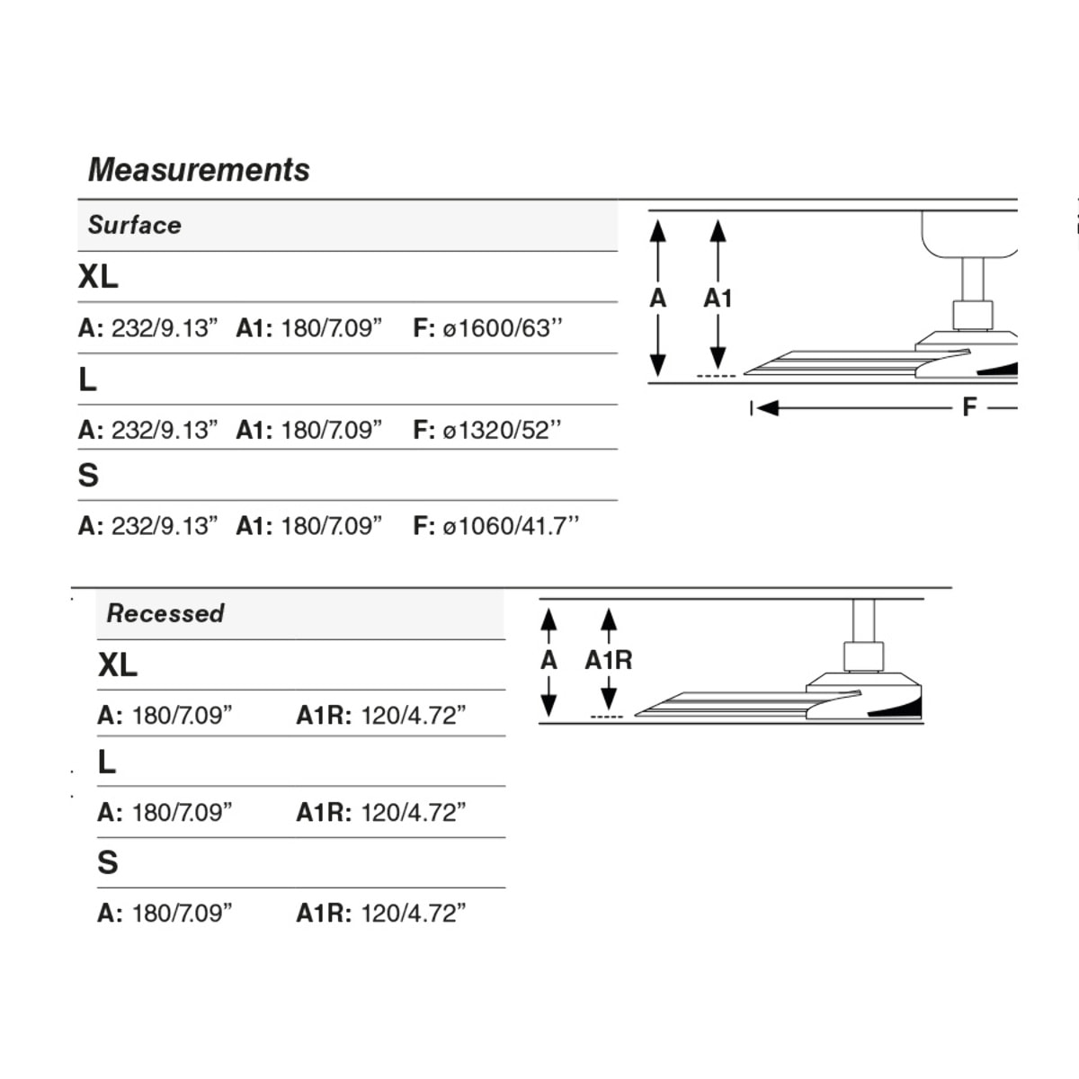 CRUISER S Ventilatore a soffitto nero/aluminium