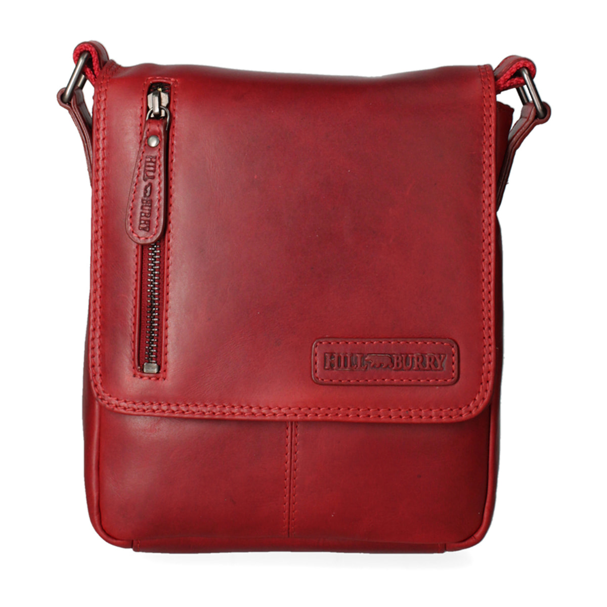 Borsa a tracolla da uomo In Vera pelle Made in Italy 20x22x6 cm