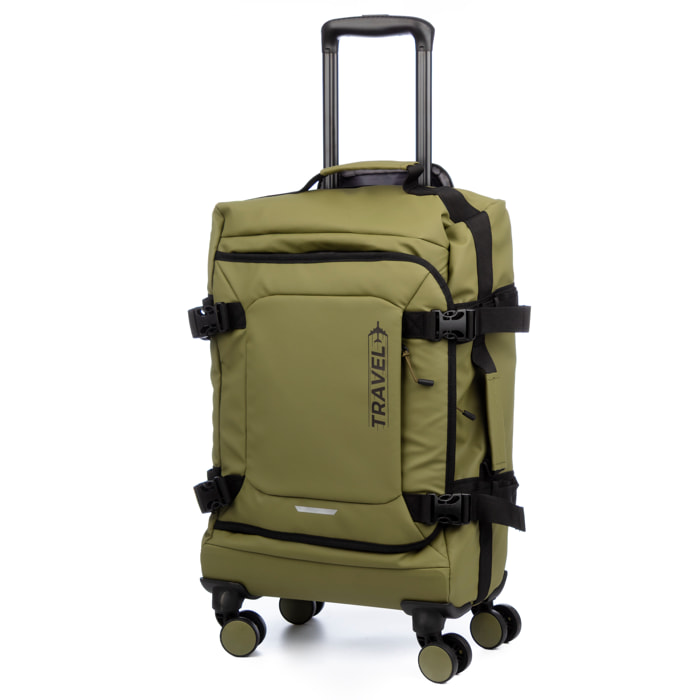 Juego de 3 maletas flexibles de tejido repelente al agua, reflectantes y de alta durabilidad.