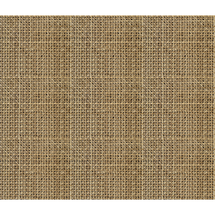 Rouleau revêtement adhésif vinyle au mètre - Sticker mural tête de lit - ROTIN TRESSÉ FORESTIER