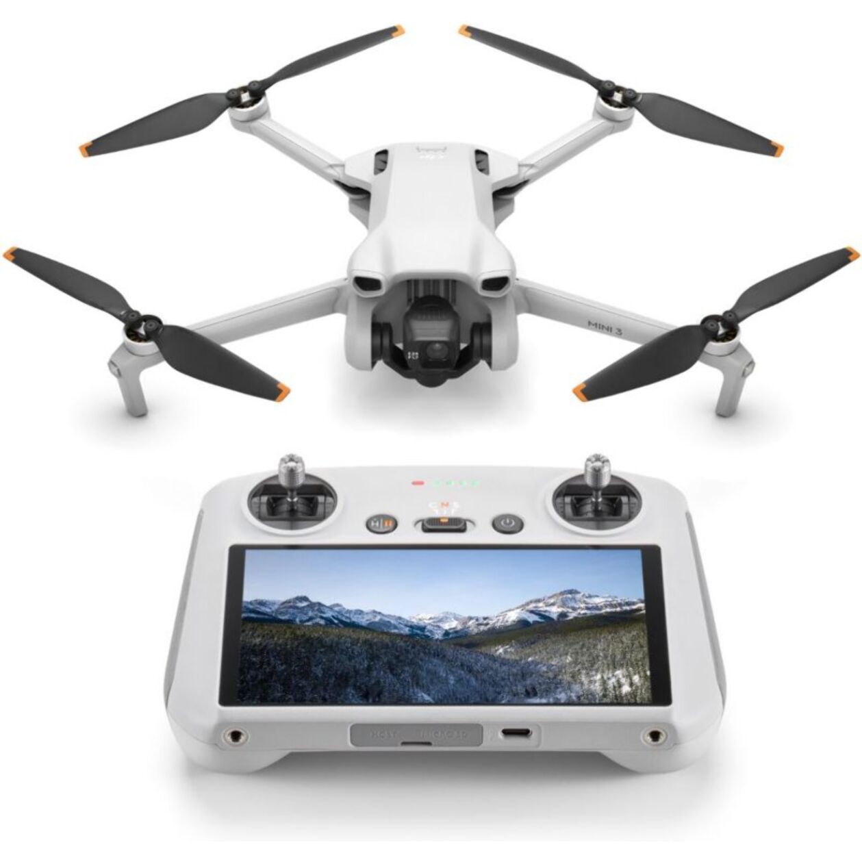 Drone DJI Mini 3 RC télécommande écran