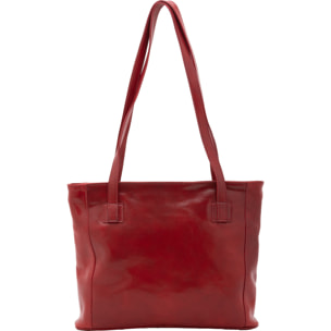 Borsa a spalla da donna - Modello Cressa - Vera pelle - 30.0 x 37.0 x 8.0 cm