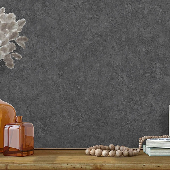 Papier peint texture béton gris moderne
