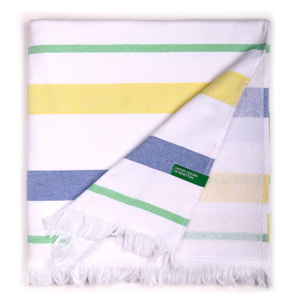 hamman- fouta  azul/amarillo  benetton