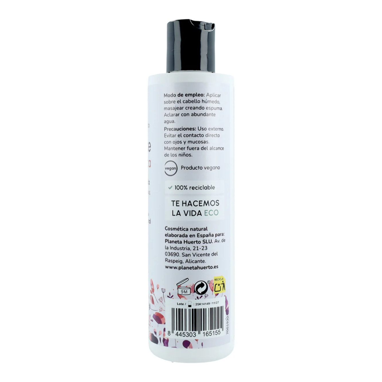 Champú anticaída Planeta Huerto 250 ml