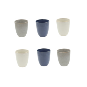 Lot de 6 tasses, OIA