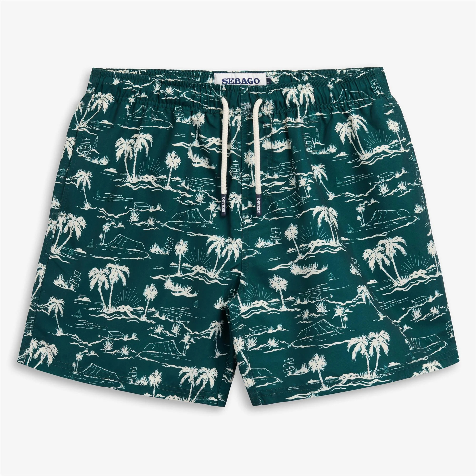 Sebago - Costumi da Bagno Uomo Verde - Sandbeach