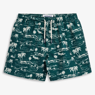 Sebago - Costumi da Bagno Uomo Verde - Sandbeach