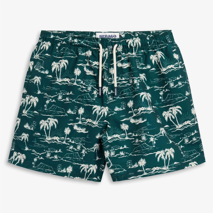 Sebago - Costumi da Bagno Uomo Verde - Sandbeach