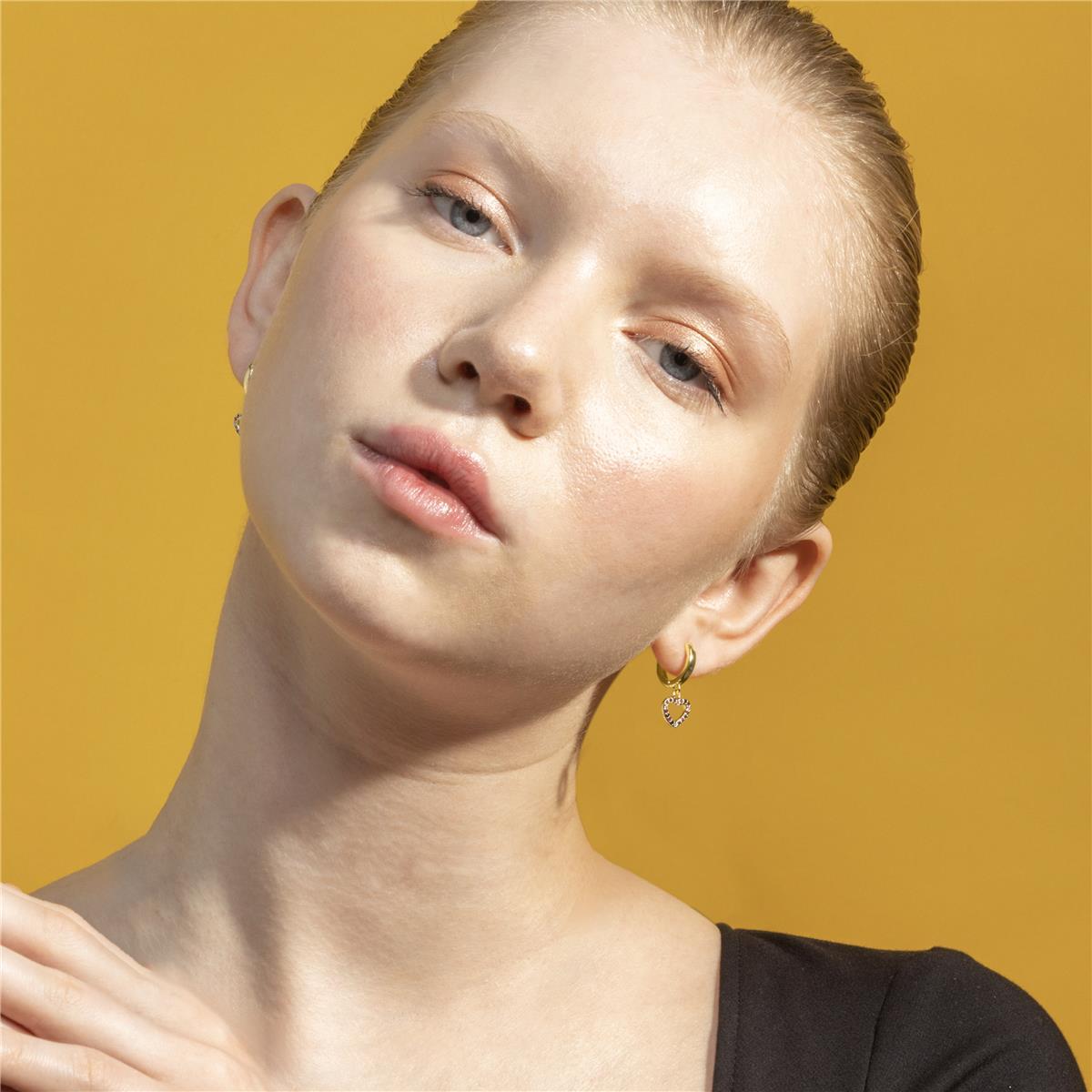 Pendientes Lux by Lux acabadoss en oro 18k