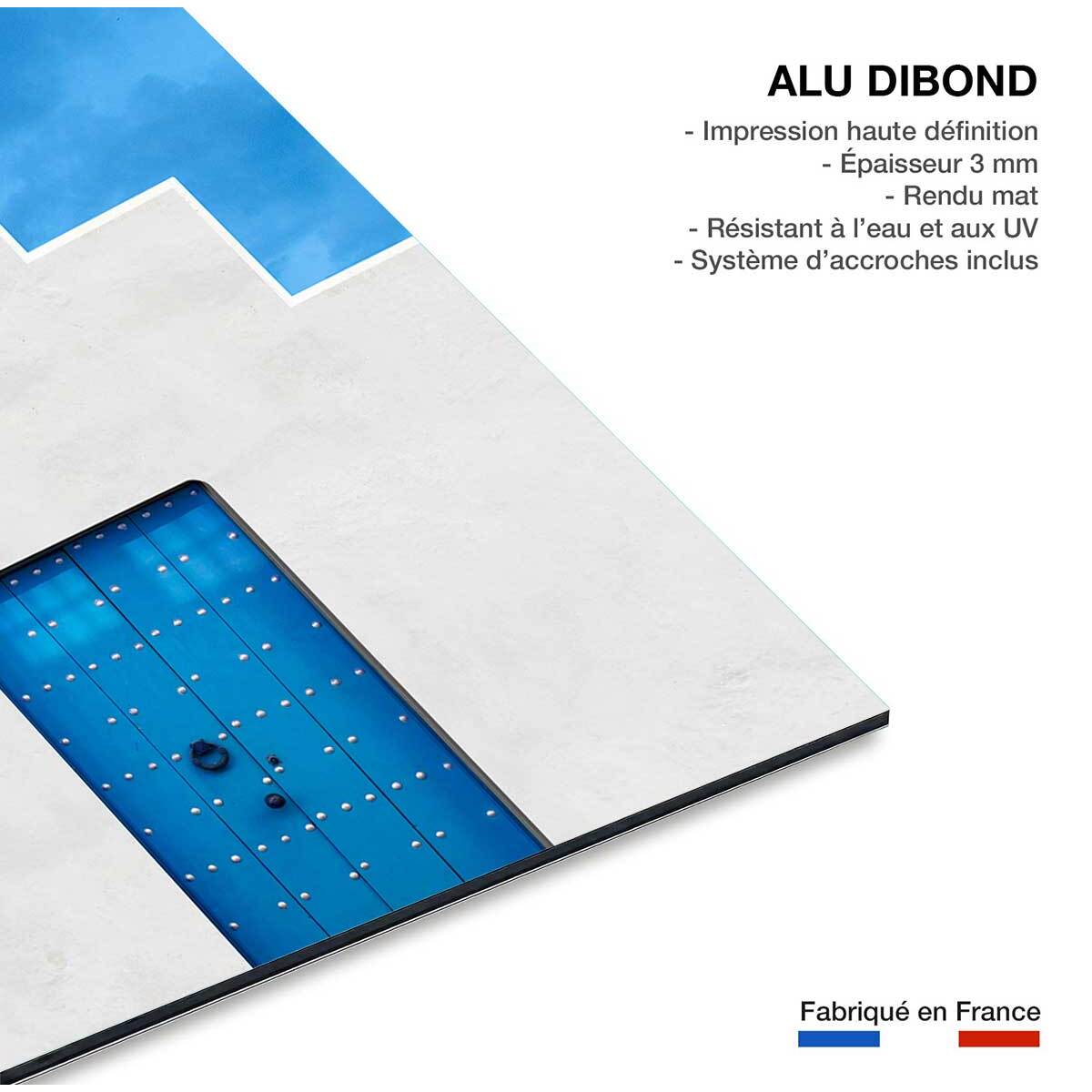 Tableau bleu grec Tableau alu Dibond