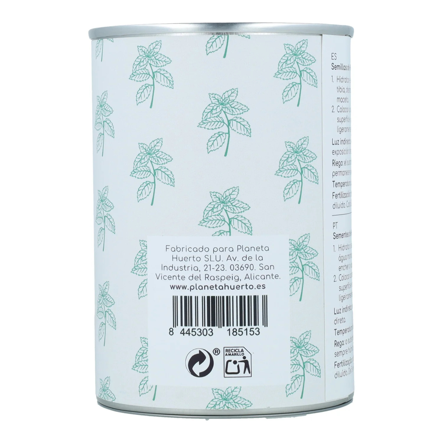 Kit de cultivo aromáticas Hierbabuena Planeta Huerto