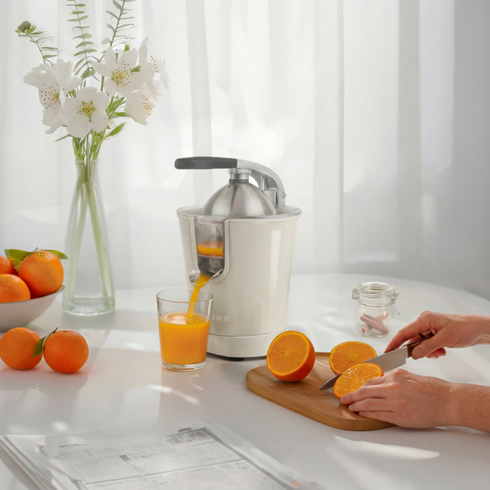 Exprimidor eléctrico ZEST8, SWEISS, Vertedor antigoteo