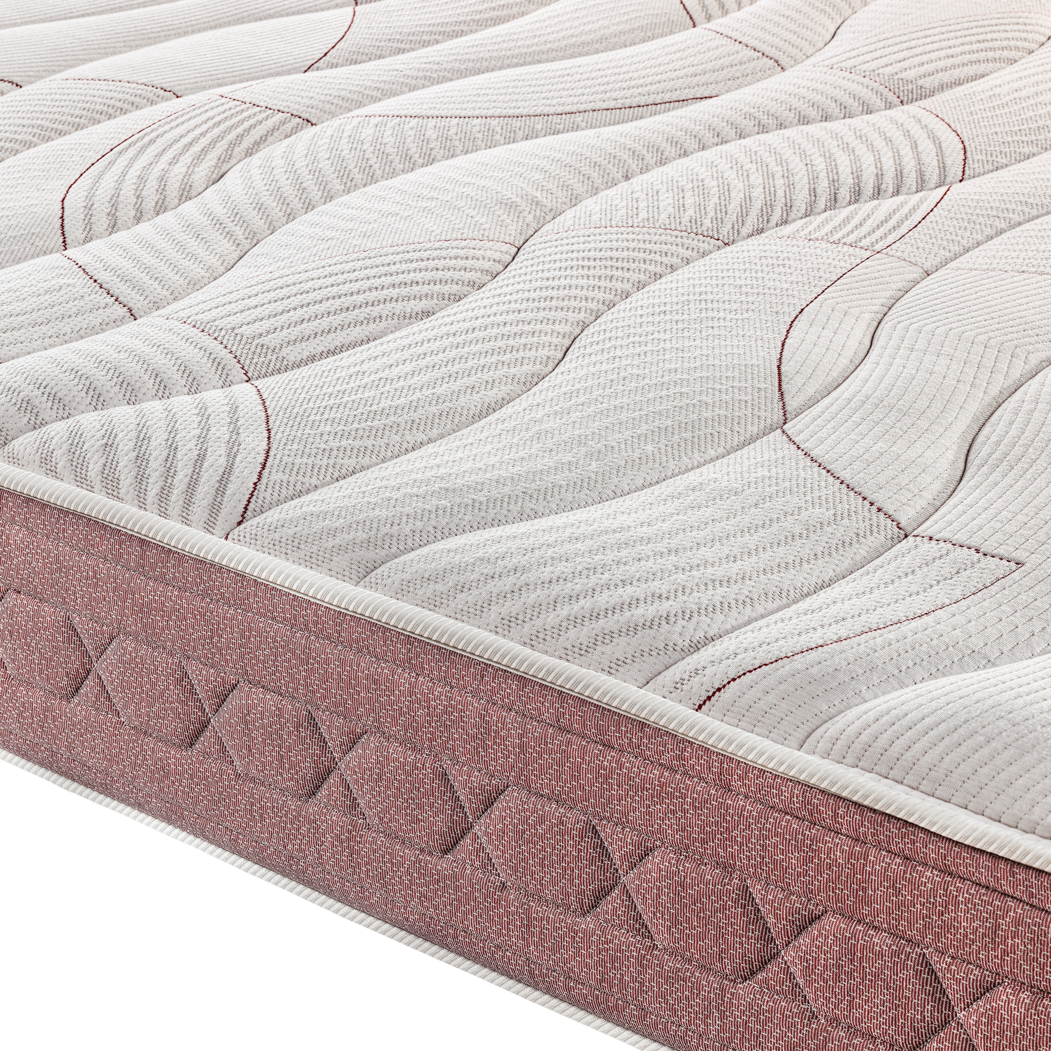 Colchón Viscoelástico 24cm Antiácaros Firmeza alta Hilo de plata DORMANT PREMIUM · ROYAL SLEEP