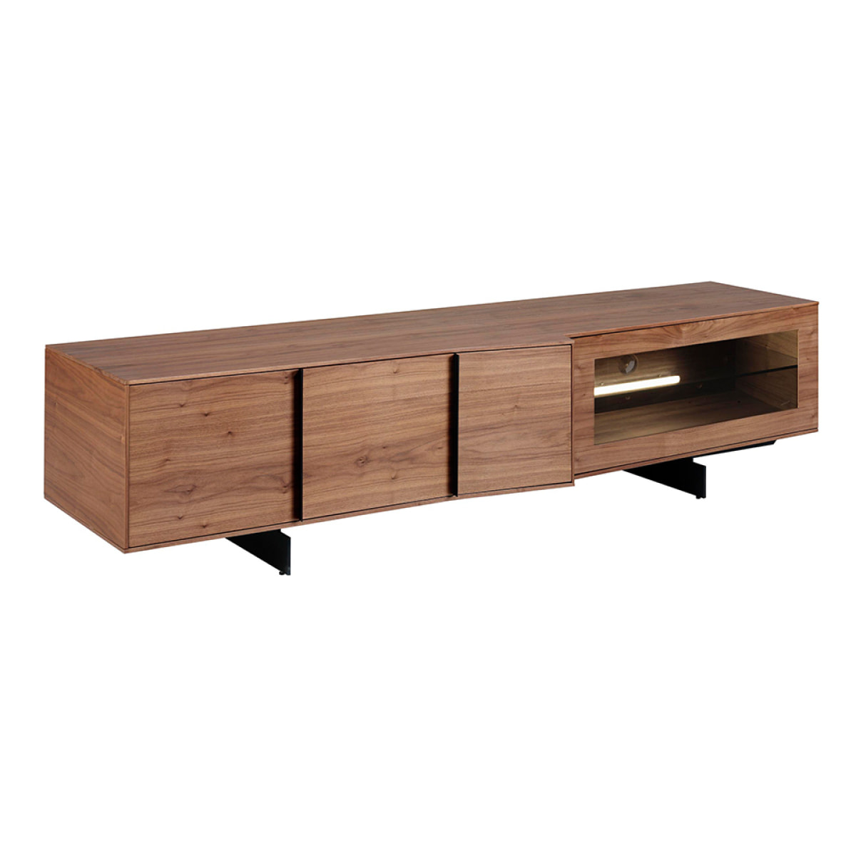 Mueble TV Angel Cerda de nogal 200x55x48cm