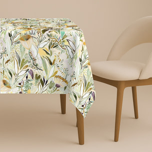 Naturals - Mantel de Tela Estampado - Antimanchas - 100% Algodón - Half panamá - Dadiana