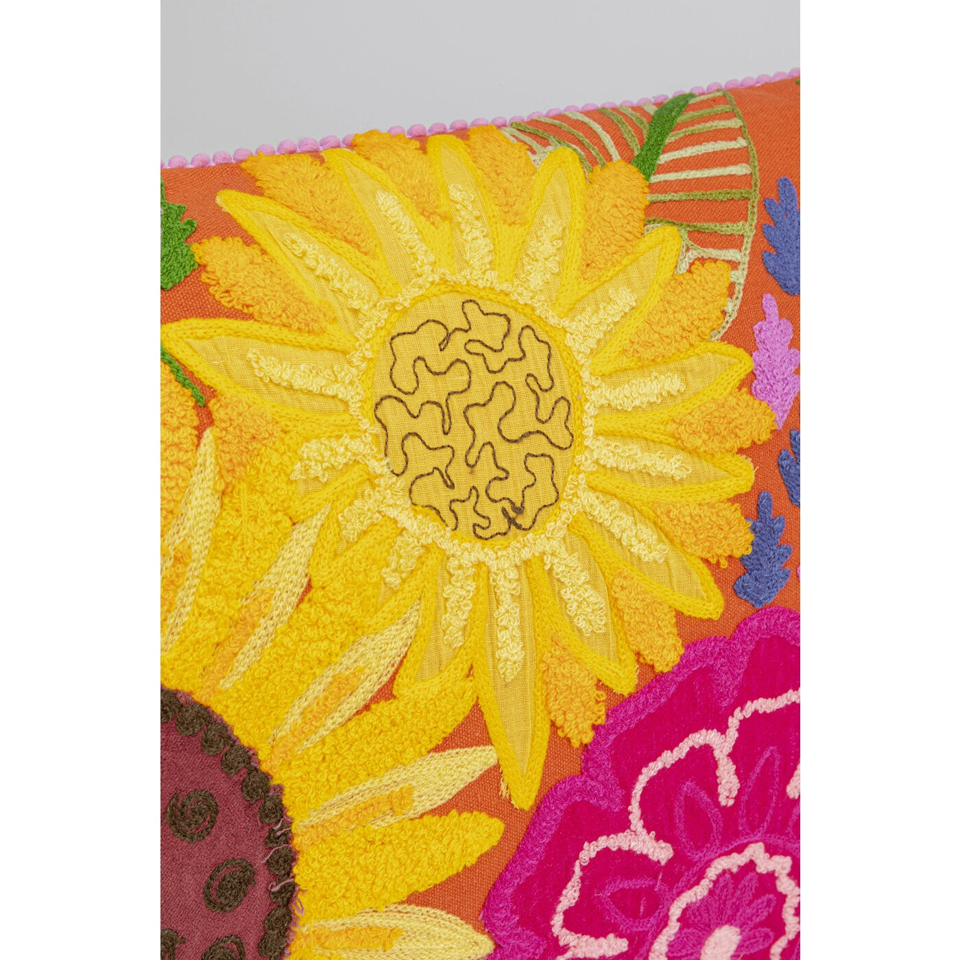 Coussin Girasole orange Kare Design