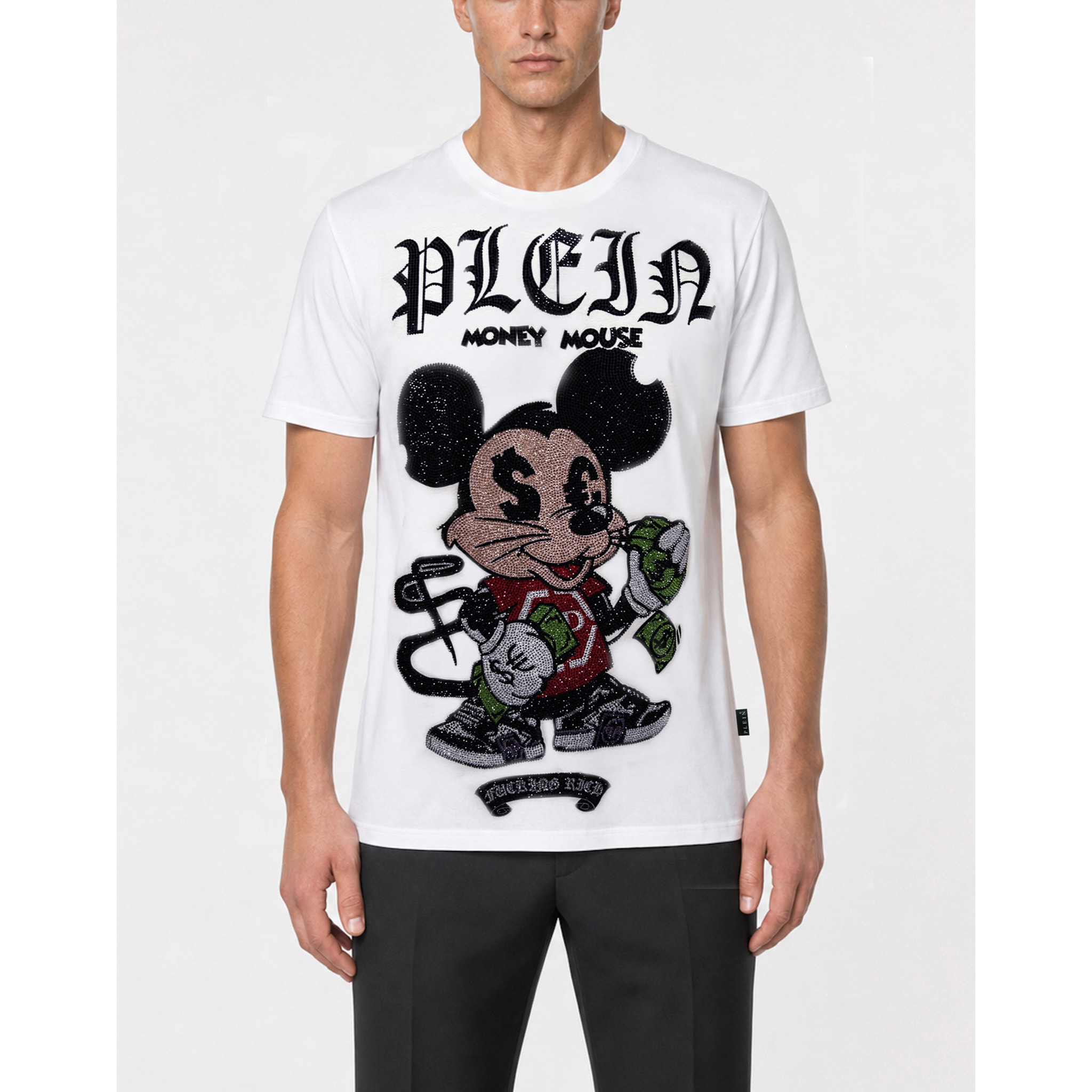 PHILIPP PLEIN T-shirt girocollo a maniche corte MONEY